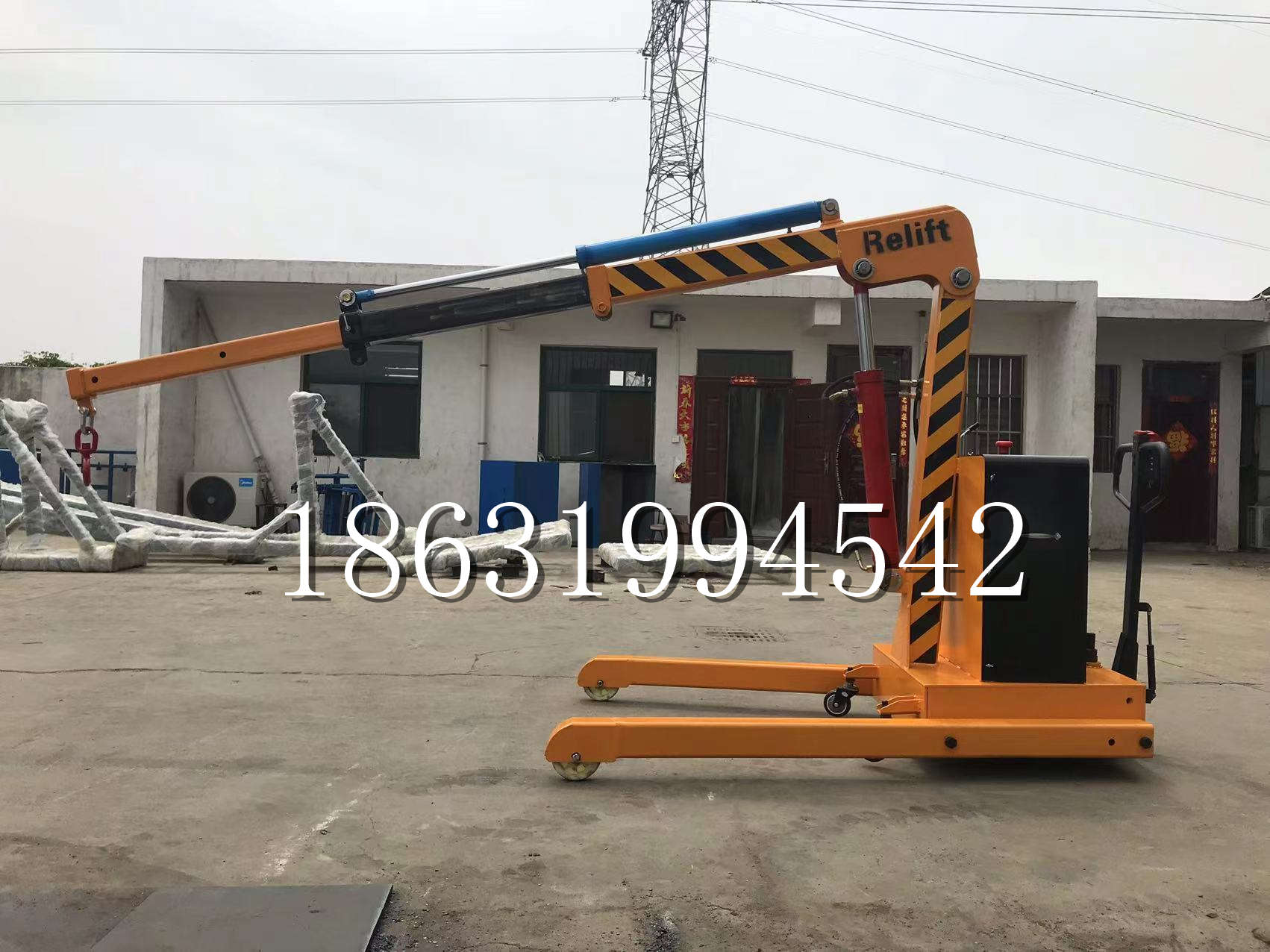 南宫市久征定做3吨三轮随车吊 农用园林绿化移树吊 平板工程用小吊机