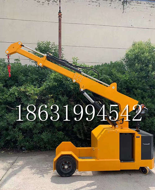 南宫市随车吊机搬运220伏家用吊机全电动液压吊机装卸货物车载随车吊机油压随车吊